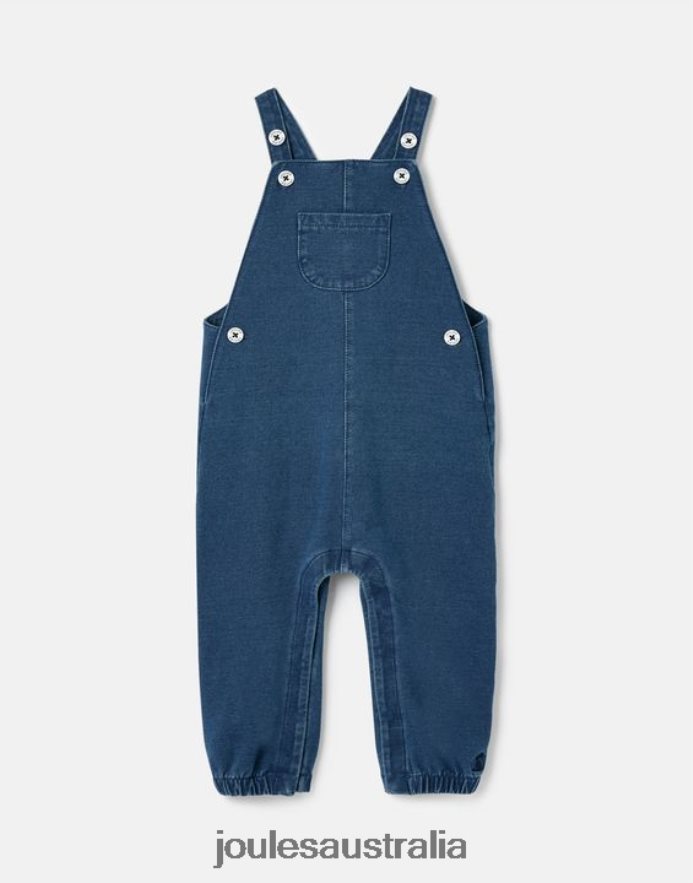 Joules Apparel Babies Maybridge Denim Dungarees 0-24 Months NVVNL424 DENIM