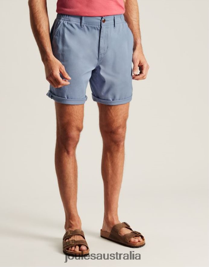 Joules Apparel Men Dockside Chino Shorts NVVNL249 DUTCH BLUE