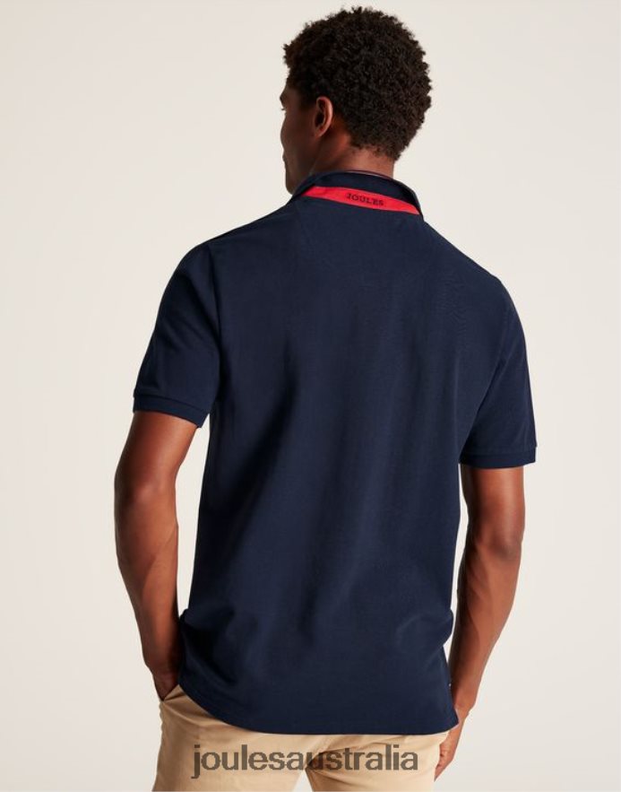 Joules Apparel Men Woody Polo Shirt NVVNL181 FRENCH NAVY