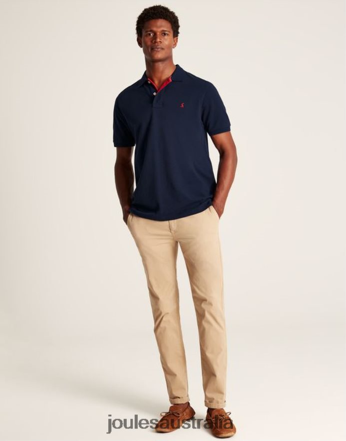 Joules Apparel Men Woody Polo Shirt NVVNL181 FRENCH NAVY