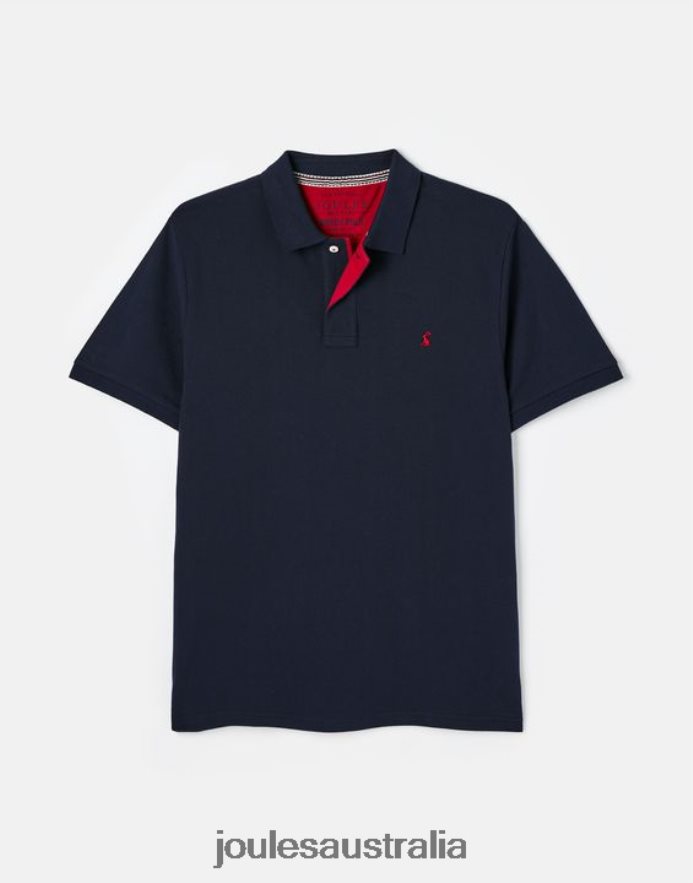 Joules Apparel Men Woody Polo Shirt NVVNL181 FRENCH NAVY