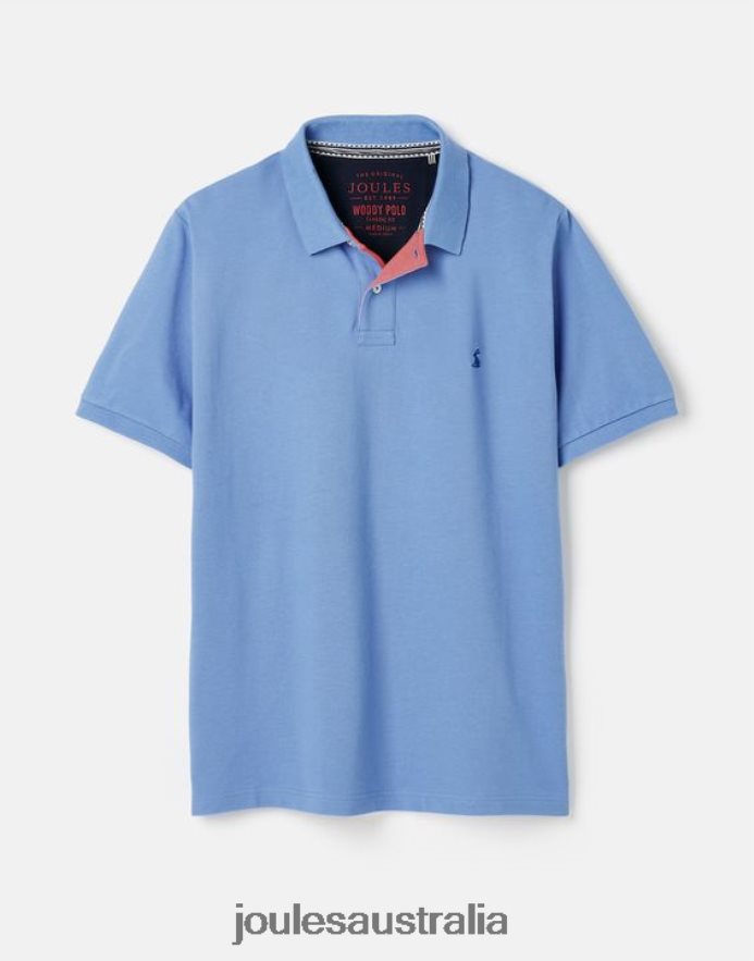 Joules Apparel Men Woody Polo Shirt NVVNL188 BLUE