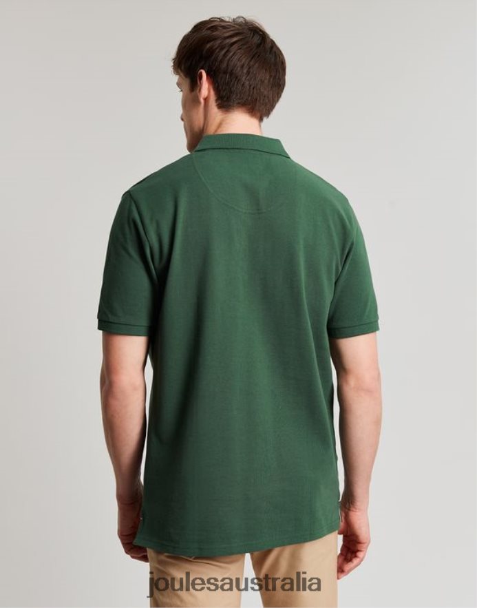 Joules Apparel Men Woody Polo Shirt NVVNL192 DARK GREEN