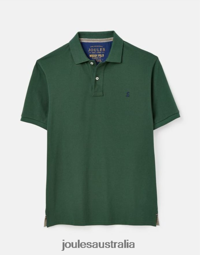 Joules Apparel Men Woody Polo Shirt NVVNL192 DARK GREEN