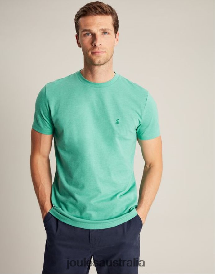 Joules Apparel Men Denton Jersey-T-Shirt NVVNL194 TURQMARL