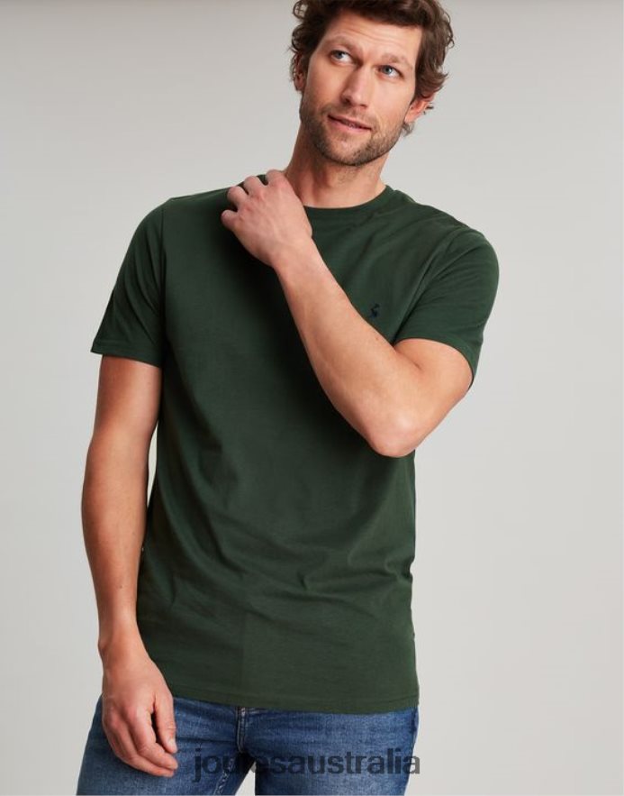 Joules Apparel Men Denton Jersey-T-Shirt NVVNL198 RACING GREEN