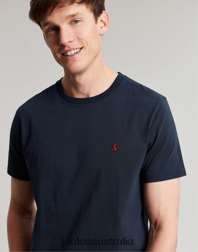 Joules Apparel Men Denton Jersey T-Shirt NVVNL200 NAVY