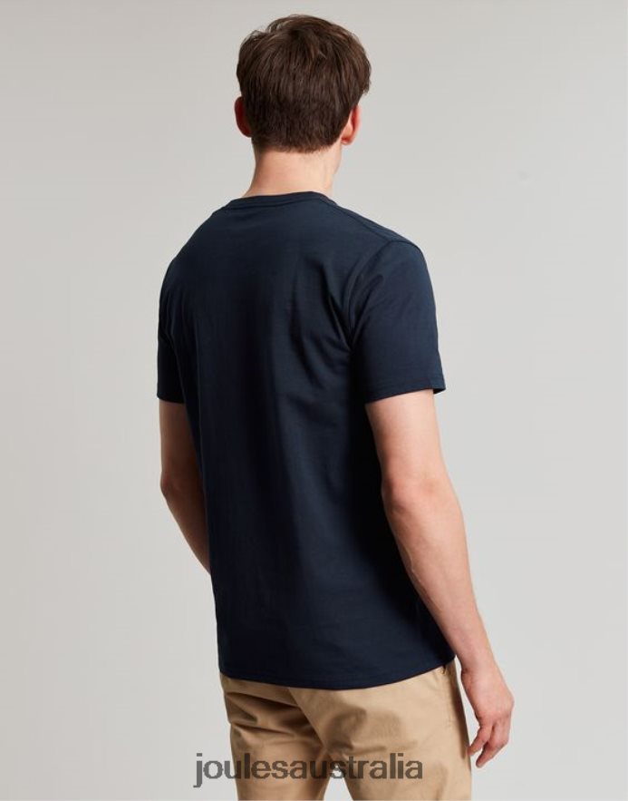 Joules Apparel Men Denton Jersey T-Shirt NVVNL200 NAVY