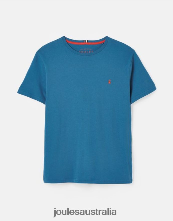 Joules Apparel Men Denton Jersey-T-Shirt NVVNL214 TURQUOISE