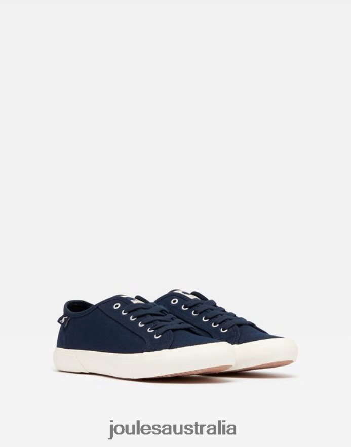 Joules Footwear Women Organic Coast Pump Sneakers NVVNL140 FRENCH NAVY