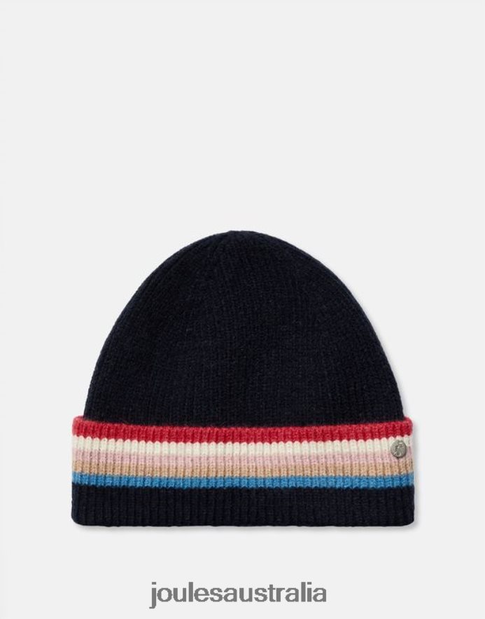 Joules Accessories Women Vera Knitted Hat NVVNL161 FRENCH NAVY