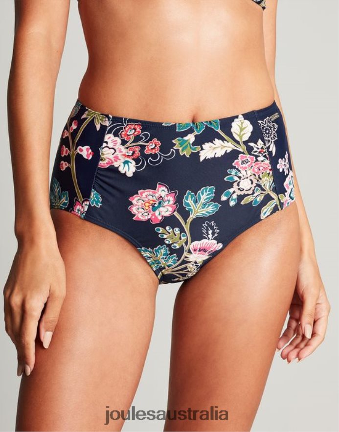 Joules Apparel Women Jasmine Bikini Bottoms NVVNL137 NAVY FLORAL