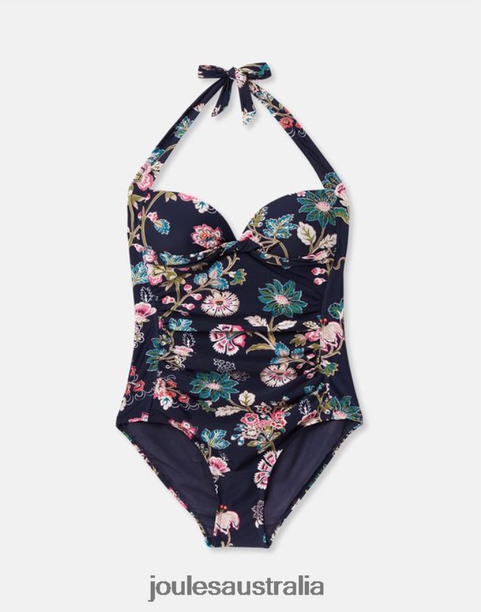 Joules Apparel Women Jasmine Swimsuit NVVNL111 NAVY FLORAL