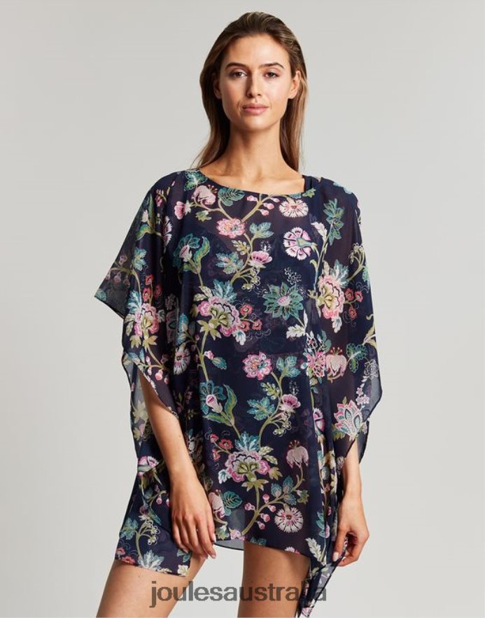 Joules Apparel Women Rosanna Cover Up NVVNL133 NAVY FLORAL