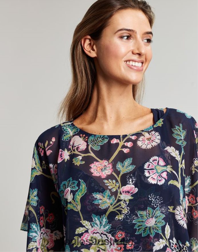 Joules Apparel Women Rosanna Cover Up NVVNL133 NAVY FLORAL