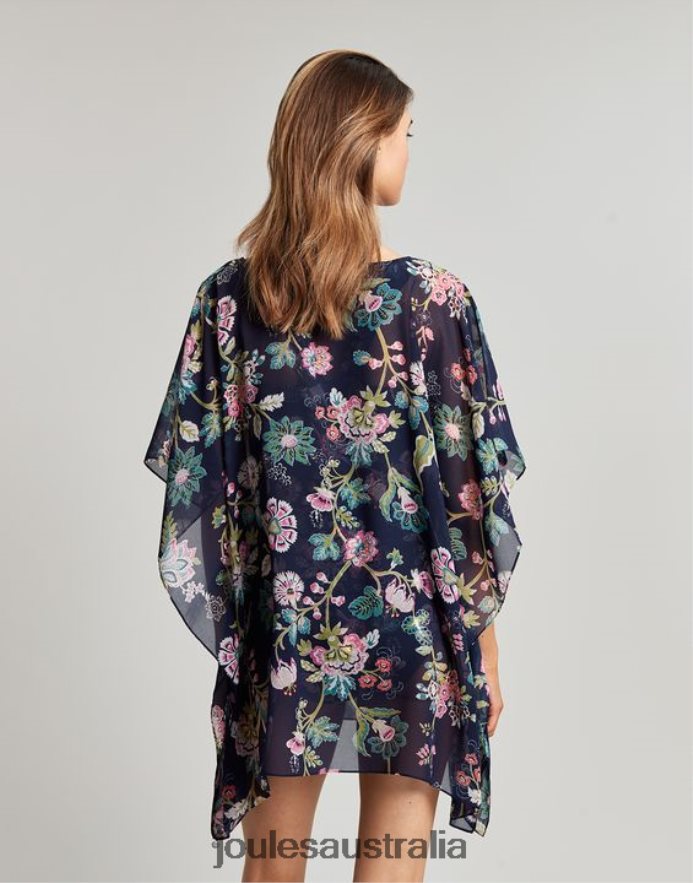 Joules Apparel Women Rosanna Cover Up NVVNL133 NAVY FLORAL