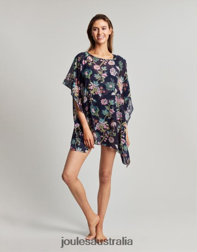 Joules Apparel Women Rosanna Cover Up NVVNL133 NAVY FLORAL